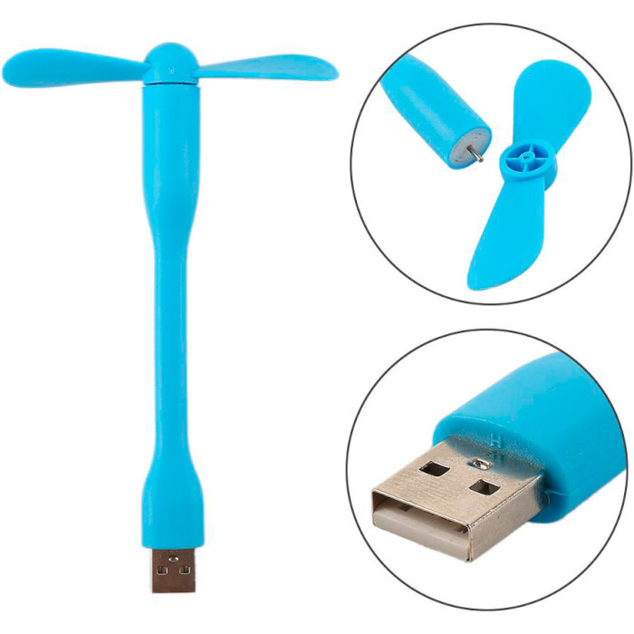 USB вентилятор VOLTRONIC USB Portable Fan Mixed Color