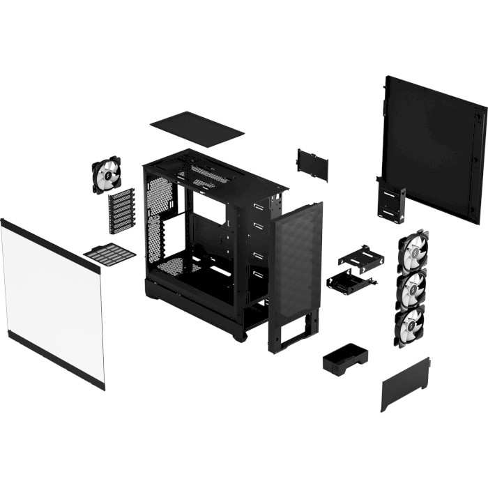 Корпус FRACTAL DESIGN Pop XL Air RGB Black TG Clear (FD-C-POR1X-06)