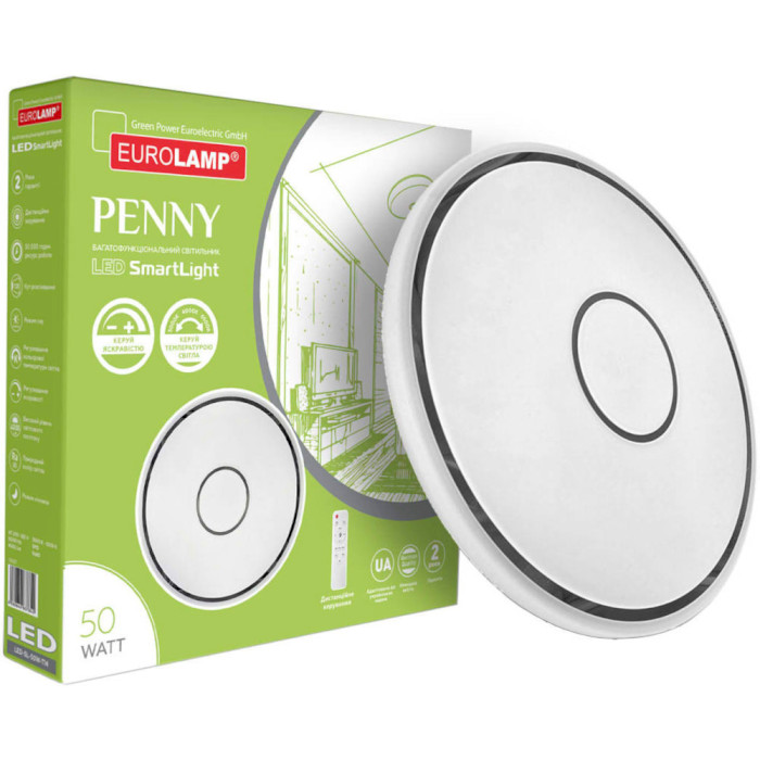 Светильник EUROLAMP LED Smart Light Penny T19 50W 3000-6500K (LED-SL-50W-T19)