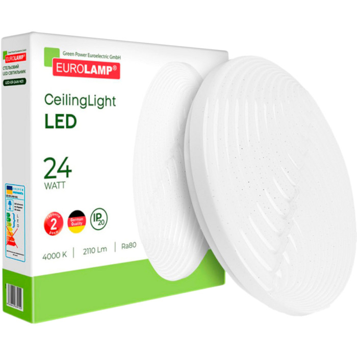 Світильник EUROLAMP LED Undulate N31 24W 4000K (LED-ER-24W-N31)