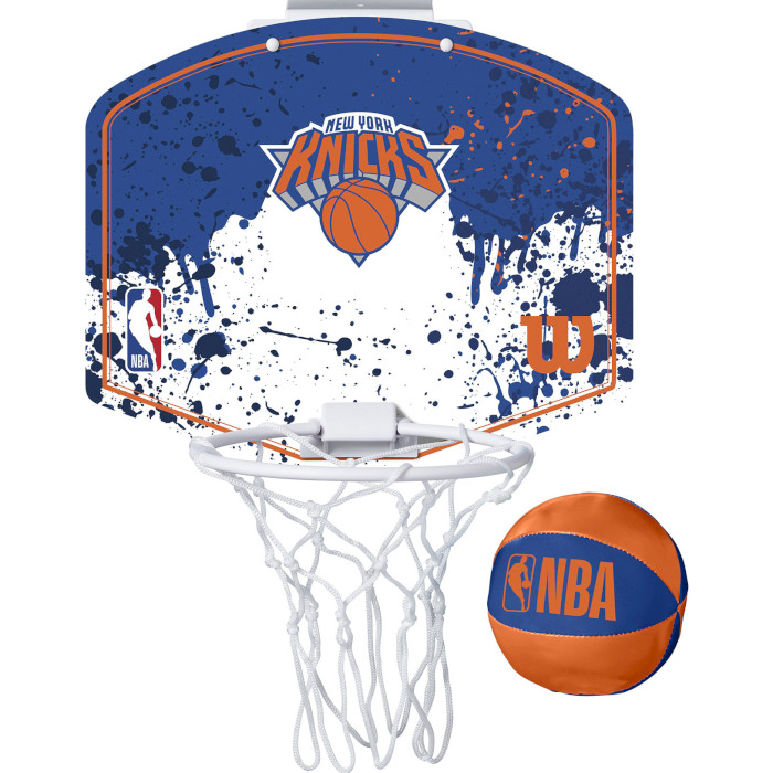 Набор баскетбольный WILSON NBA Team Mini Hoop New York Knicks (WTBA1302NYK)