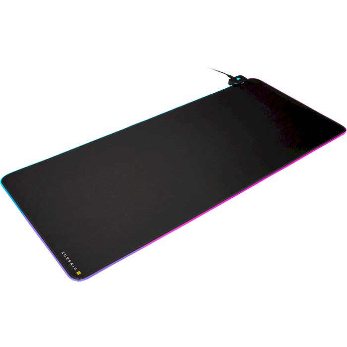 Ігрова поверхня з USB хабом CORSAIR MM700 RGB Extended Mouse Pad Black (CH-9417070-WW)