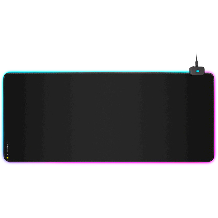 Ігрова поверхня з USB хабом CORSAIR MM700 RGB Extended Mouse Pad Black (CH-9417070-WW)