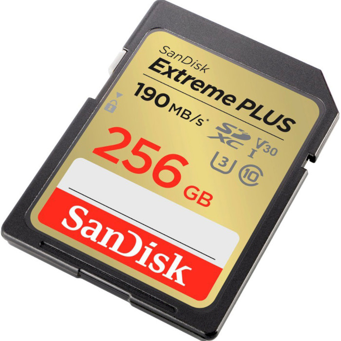 Карта пам'яті SANDISK SDXC Extreme Plus 256GB UHS-I U3 V30 Class 10 (SDSDXWV-256G-GNCIN)