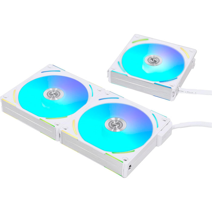 Комплект вентиляторів LIAN LI Uni Fan AL120 V2 White w/controller 3-Pack (G99.12ALV23W.00)
