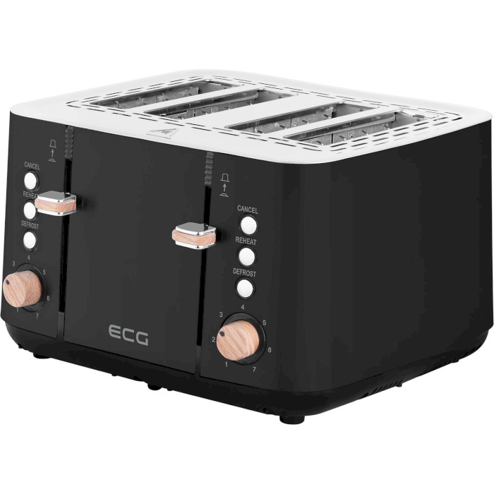 Тостер ECG ST 4768 Timber Black