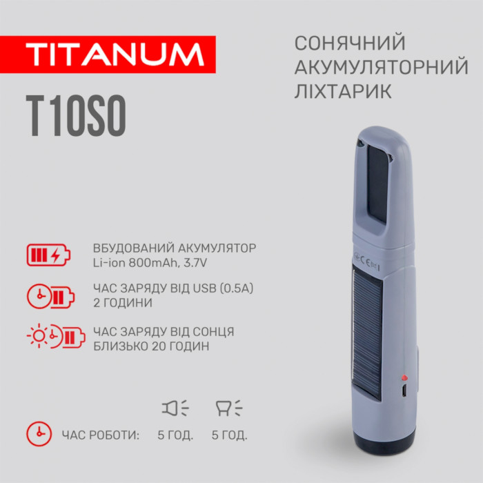 Фонарь переносной TITANUM TLF-T10SO