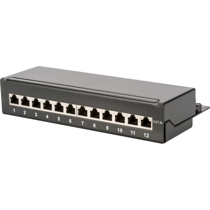 Патч-панель DIGITUS 12-port STP Cat.6a в сборе (DN-91612SD-EA)