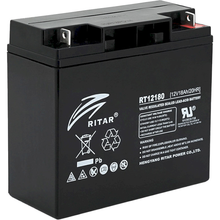 Акумуляторна батарея RITAR RT12180BL5 (12В, 18Агод)