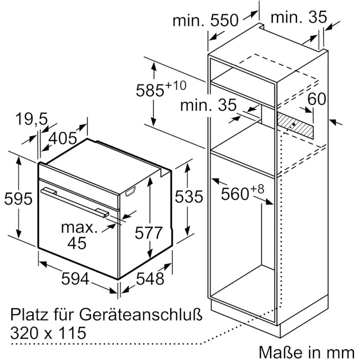 Духовой шкаф BOSCH HBG7341B1