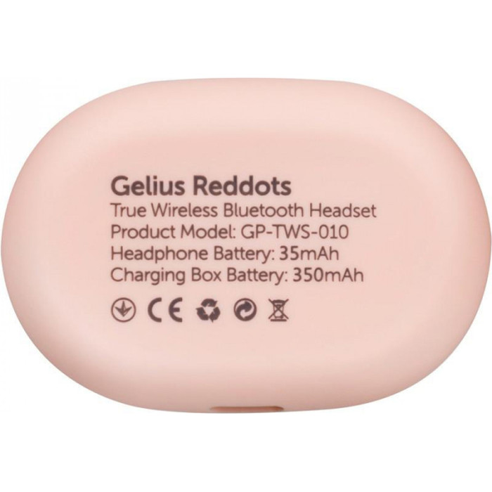 Наушники GELIUS Pro Reddots GP-TWS010 Pink