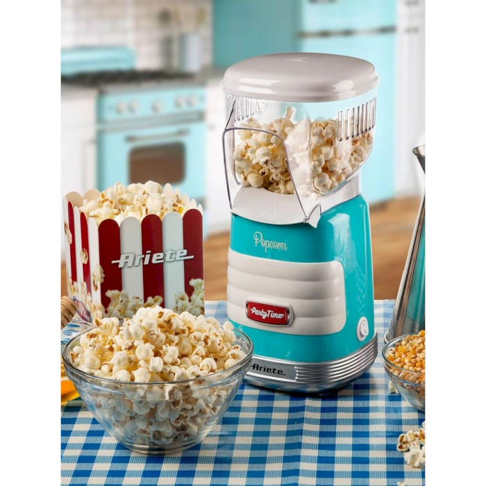 Аппарат для приготовления попкорна ARIETE 2956 Party Time Pop Corn Blue (00C295601AR0)