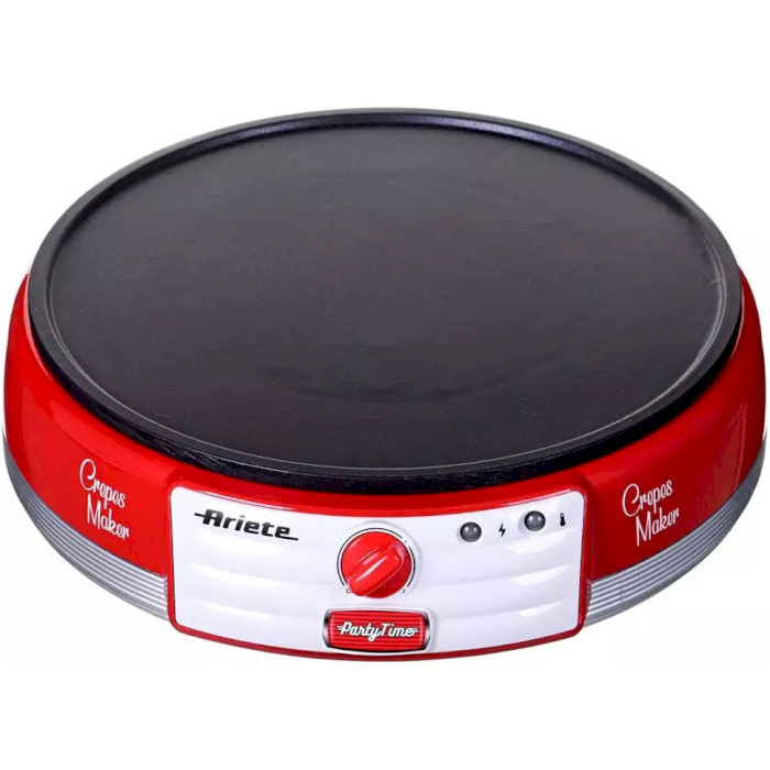 Блинница ARIETE 0202 Crepes Maker Party Time Red (00C020200AR0)