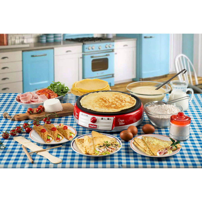 Млинниця ARIETE 0202 Crepes Maker Party Time Red (00C020200AR0)