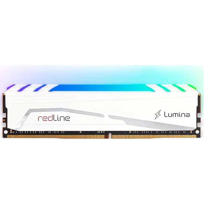 Модуль памяти MUSHKIN Redline Lumina RGB White DDR4 3600MHz 16GB Kit 2x8GB (MLB4C360JNNM8GX2)