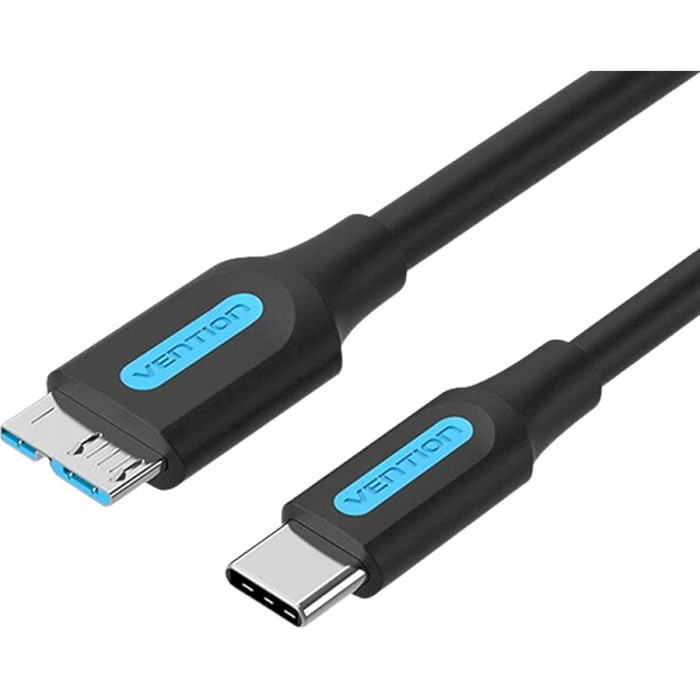 Кабель VENTION USB3.0 CM/Micro-BM 0.5м Black (CQABD)