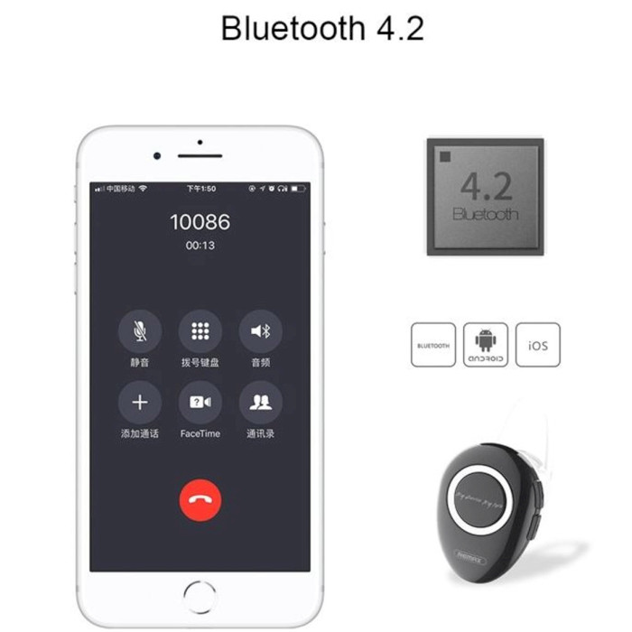 Bluetooth гарнитура REMAX RB-T22 White