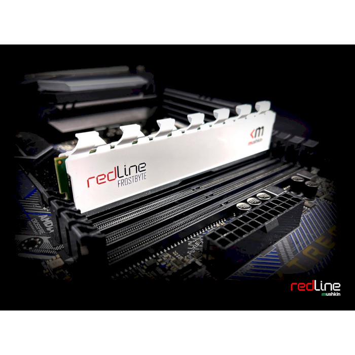 Модуль пам'яті MUSHKIN Redline White DDR4 3200MHz 32GB Kit 2x16GB (MRD4U320GJJM16GX2)