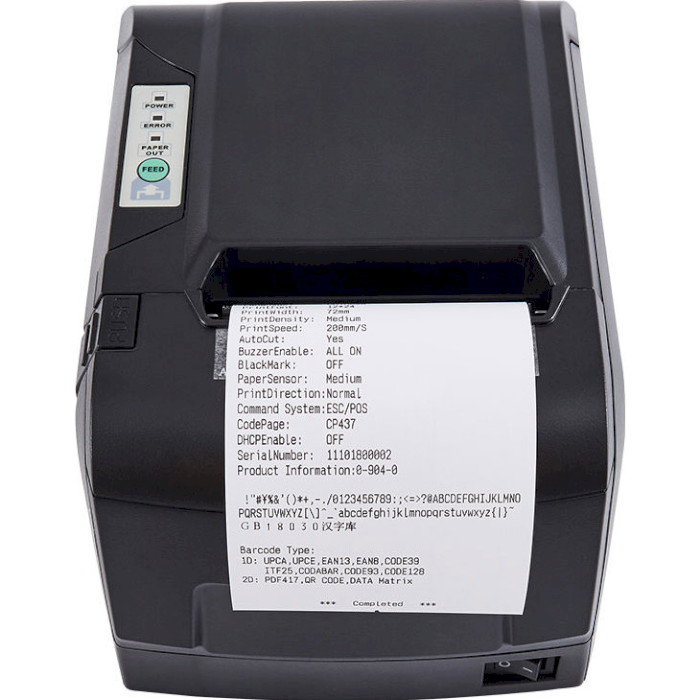 Принтер чеків SPRT SP-POS88VMF Black USB/COM/LAN