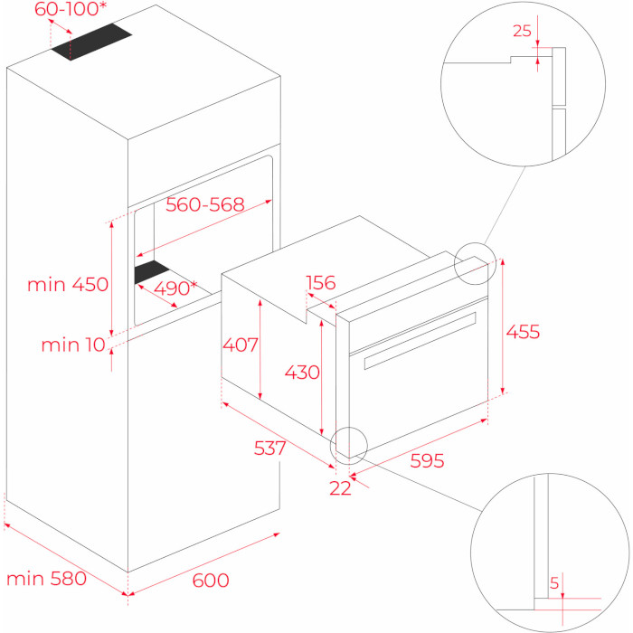 Духова шафа TEKA HLC 8400 WH (111130002)