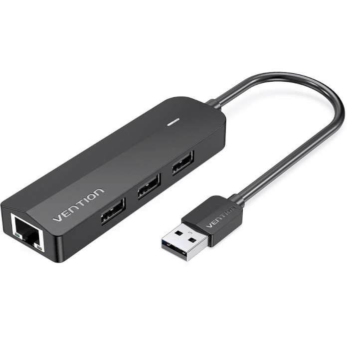 USB-хаб VENTION 5-in-1 USB-A to USB2.0x3/RJ-45/Micro-B Power (CHPBB)