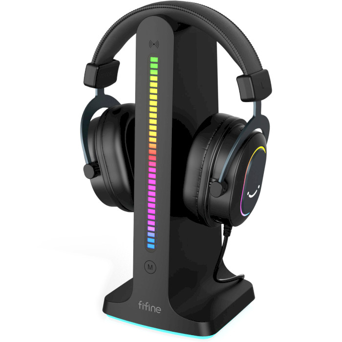 Підставка для навушників з USB-хабом FIFINE S3 RGB Headset Stand