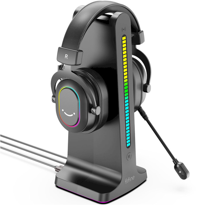 Підставка для навушників з USB-хабом FIFINE S3 RGB Headset Stand