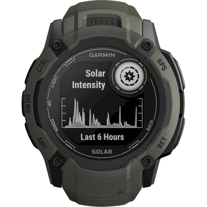 Смарт-часы GARMIN Instinct 2X Solar 50mm Moss (010-02805-05/54)