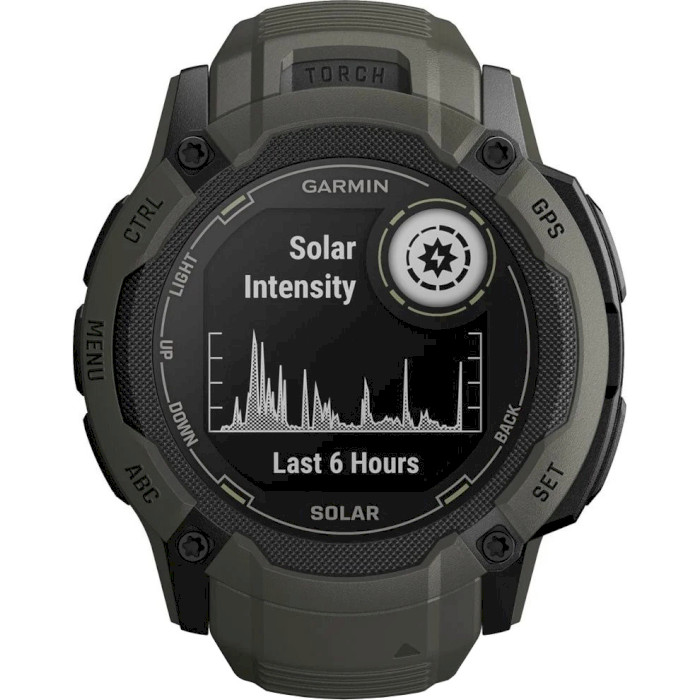 Смарт-годинник GARMIN Instinct 2X Solar 50mm Moss (010-02805-05/54)