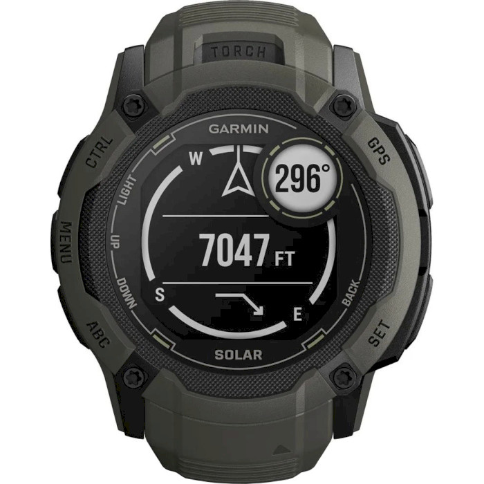 Смарт-часы GARMIN Instinct 2X Solar 50mm Moss (010-02805-05/54)