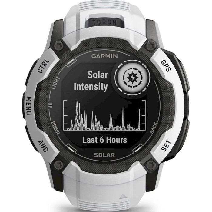 Смарт-часы GARMIN Instinct 2X Solar 50mm Whitestone (010-02805-04/44)