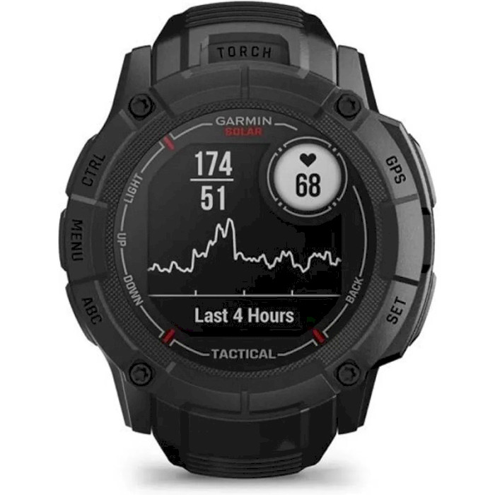 Смарт-часы GARMIN Instinct 2X Solar Tactical 50mm Black (010-02805-03/74)