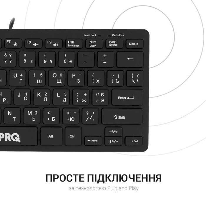 Клавіатура OFFICEPRO SK240 Black