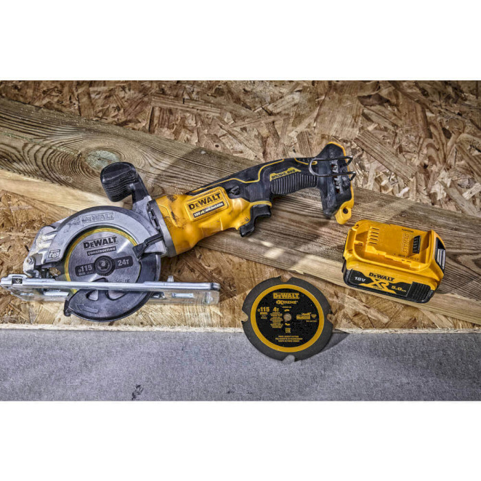 Акумуляторна дискова пила DeWALT DCS571P2