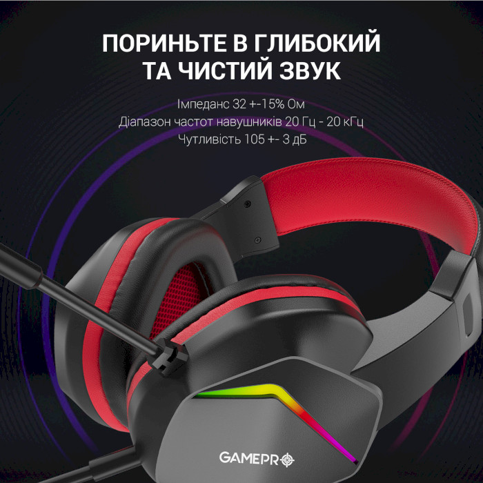 Навушники геймерскі GAMEPRO Racer HS311