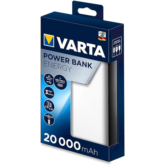 Повербанк VARTA Energy 20000mAh (57978)