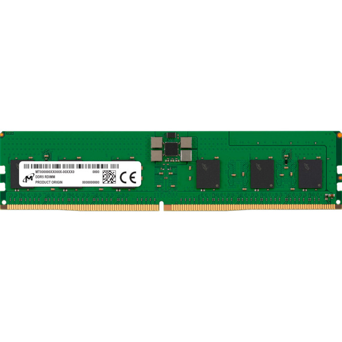 Модуль памяти DDR5 4800MHz 16GB MICRON ECC RDIMM (MTC10F1084S1RC48BR)