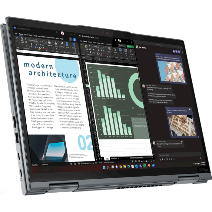 Ноутбук LENOVO ThinkPad X1 Yoga Gen 8 Storm Gray (21HQ0051RA)