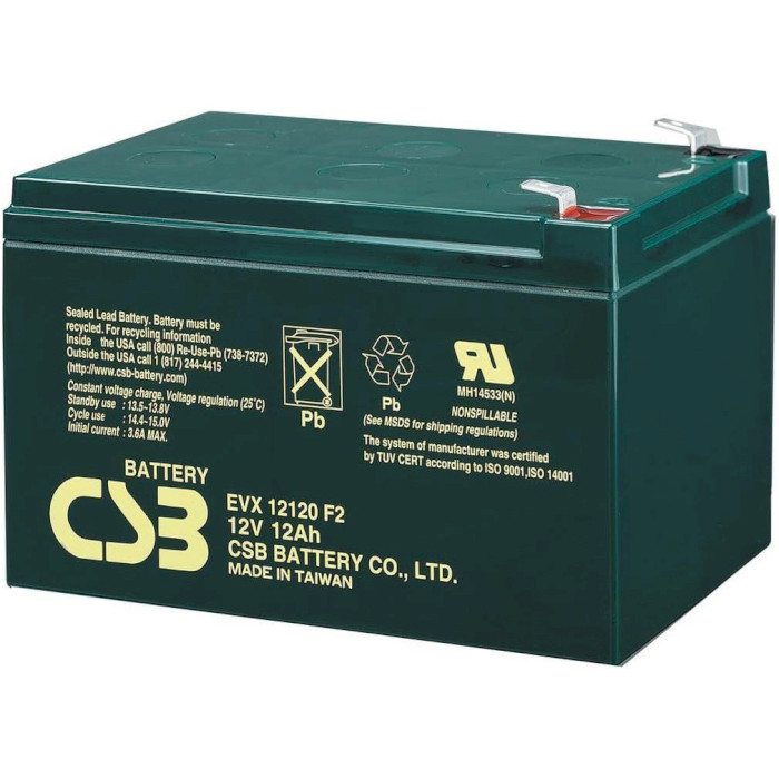 Акумуляторна батарея CSB EVX12120 (12В, 12Агод)