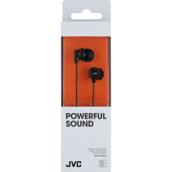 Навушники JVC HA-FX10 Black