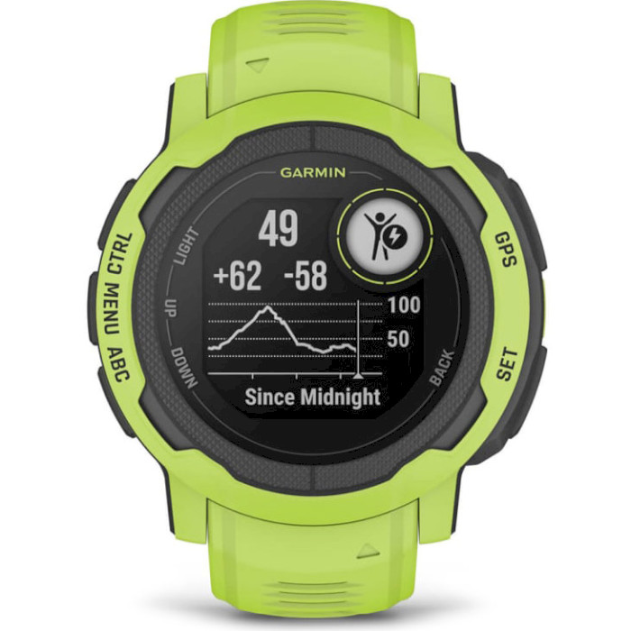 Смарт-часы GARMIN Instinct 2 Standard 45mm Electric Lime (010-02626-01)