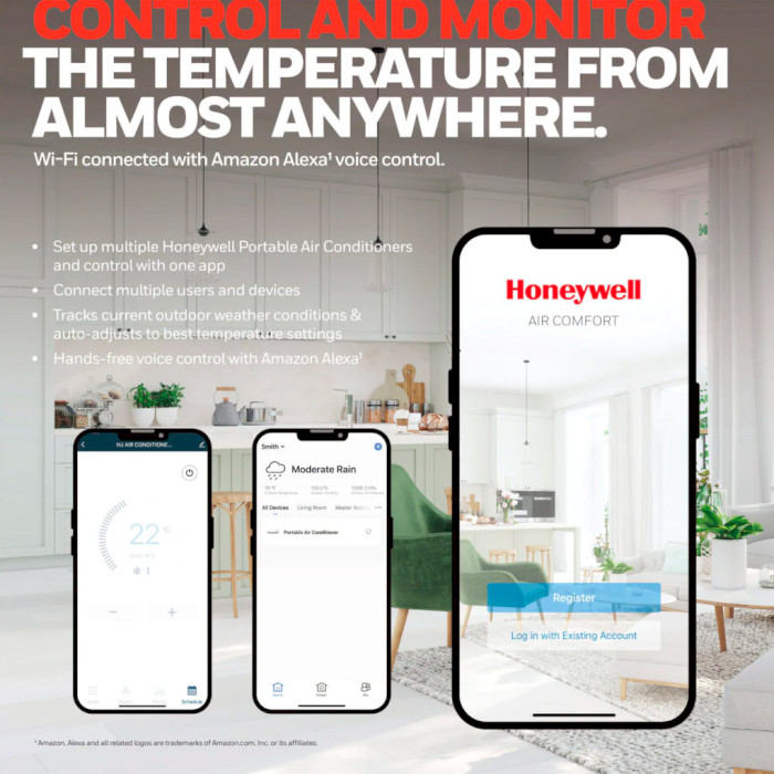 Мобільний кондиціонер HONEYWELL HF09CESVWK