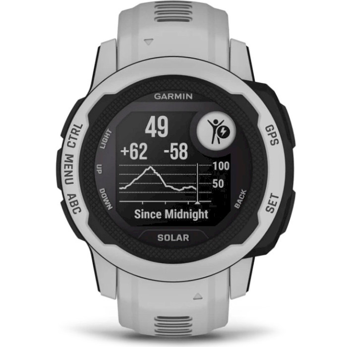 Смарт-часы GARMIN Instinct 2S Solar Standard 40mm Mist Gray (010-02564-01)