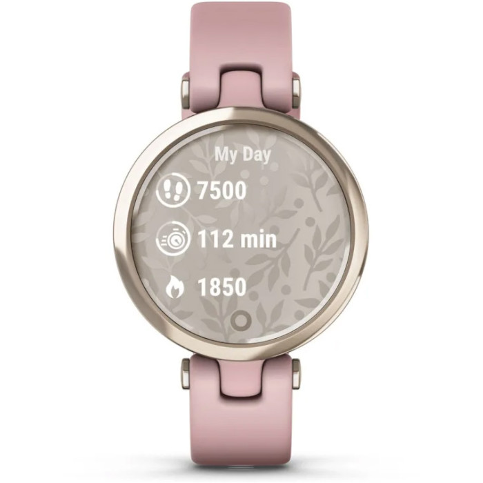 Смарт-часы GARMIN Lily Sport Cream Gold Bezel with Dust Rose Case and Silicone Band (010-02384-13)