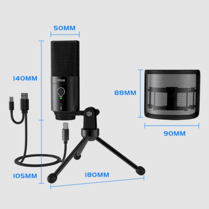 Мікрофон студійний FIFINE K683A