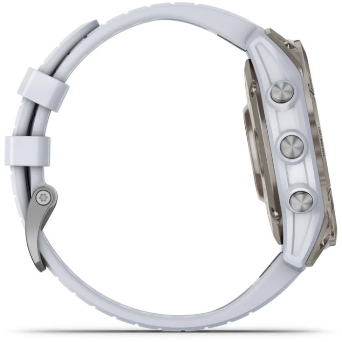 Смарт-часы GARMIN Epix Pro Gen. 2 Sapphire 47mm Titanium with Whitestone Band (010-02803-21)