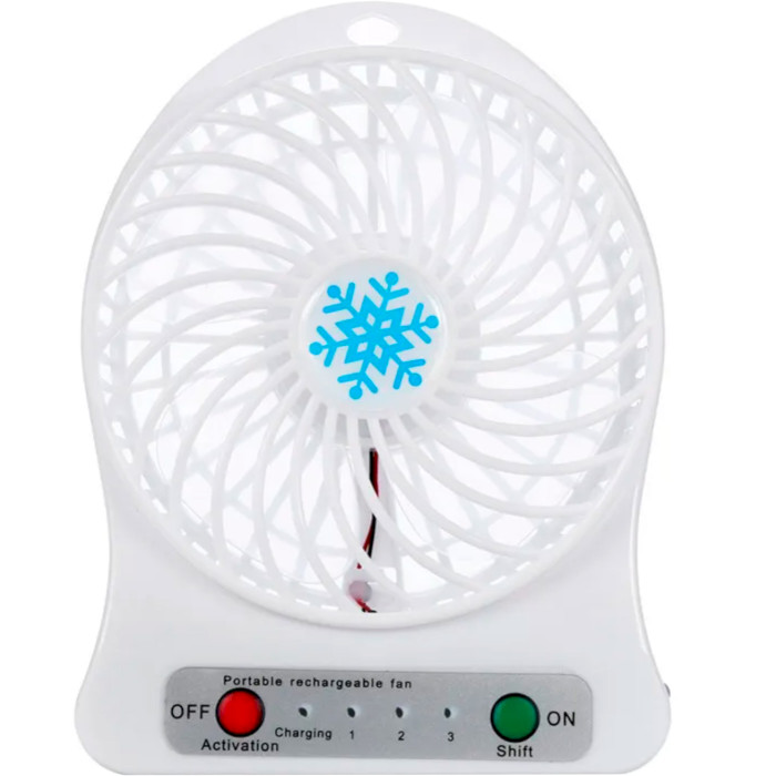 Портативний вентилятор VOLTRONIC Light Fan Mixed Color