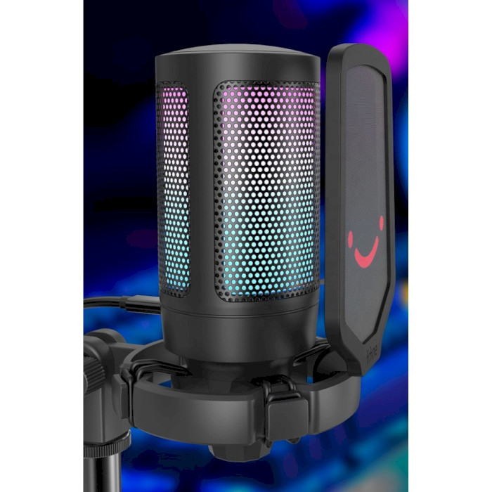 Мікрофон для стримінгу/подкастів FIFINE Ampligame A6V Black