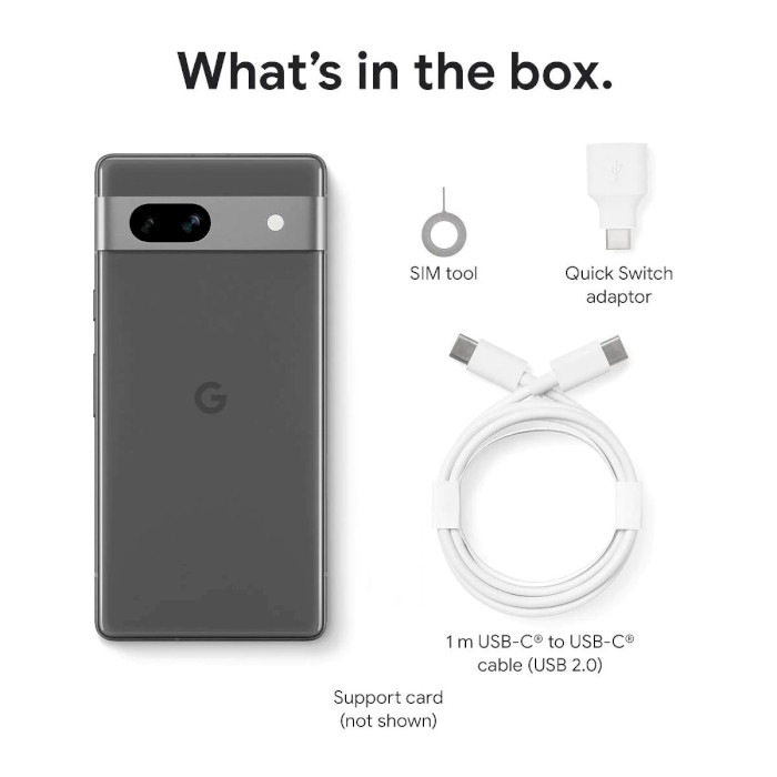 Смартфон GOOGLE Pixel 7a 8/128GB JP Charcoal (840244701857)