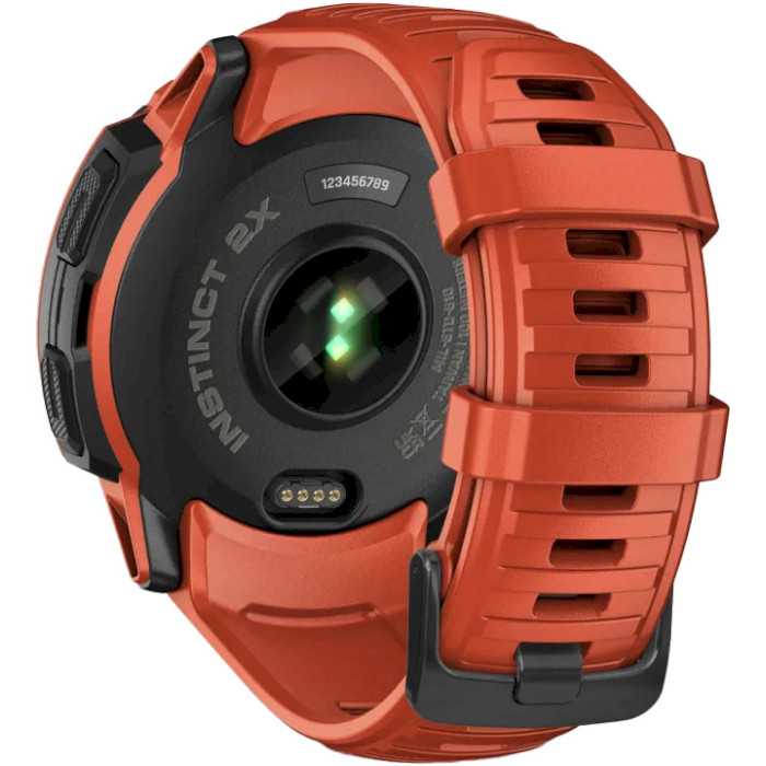 Смарт-годинник GARMIN Instinct 2X Solar 50mm Flame Red (010-02805-01)